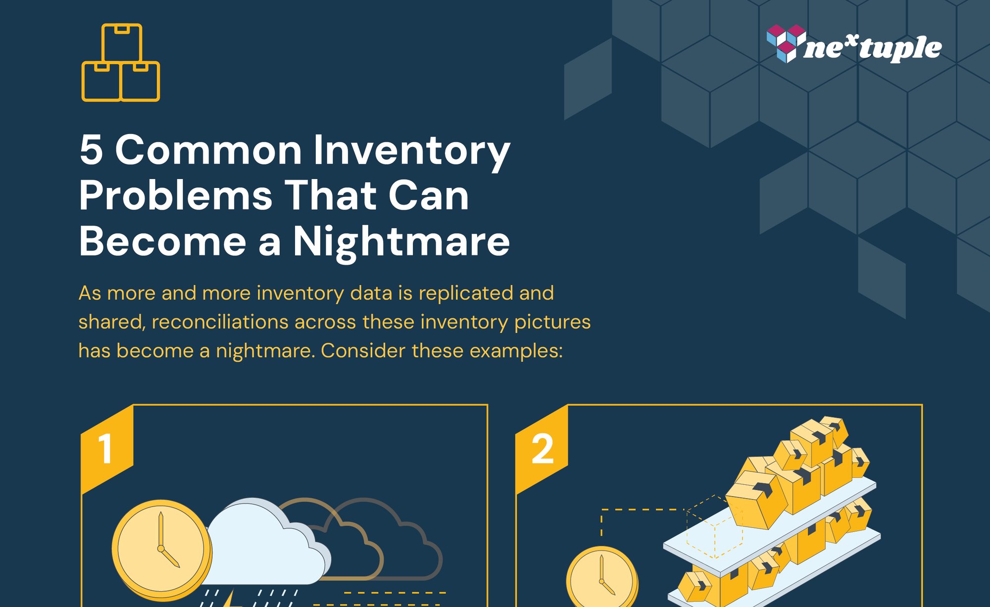 5 Common Inventory Nightmares Infographic snip